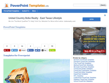 Tablet Screenshot of powerpointtemplates.info